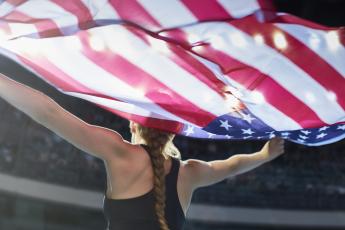 Olympics American Flag